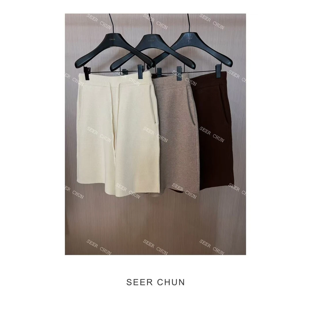 SEER CHUN“松弛羊毛”五分裤 60220
