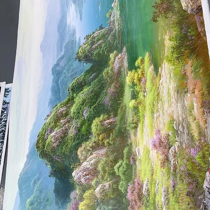 油画恭喜嘻嘻仔仔细细