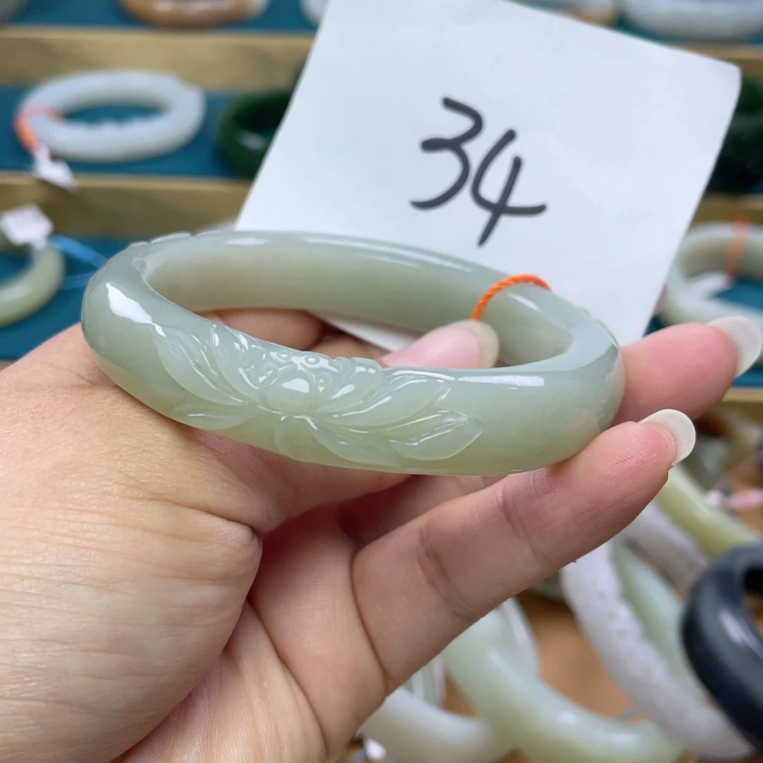 未镶嵌手镯和田玉圈口58