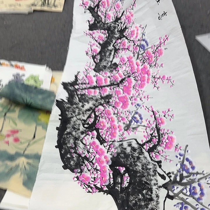 国画无毛和被绒毛或被