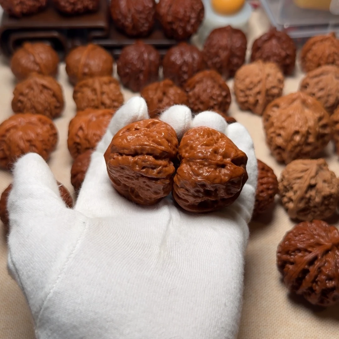 M***韩文玩核桃吊坠38尺寸蛤蟆头核桃