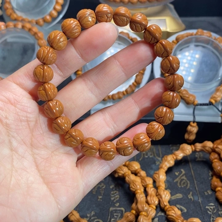 桃核手串玉龙脊手串10