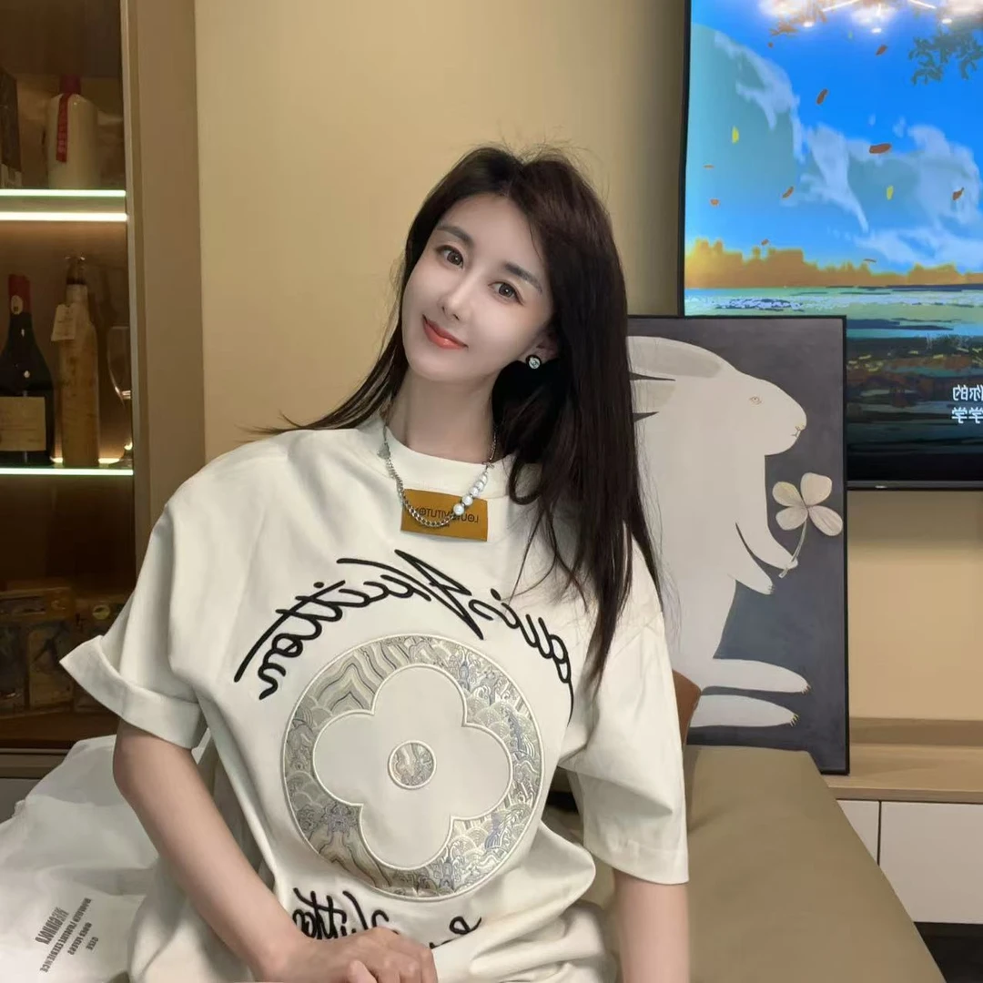 【1501】潮牌男装轻奢时尚百搭款纯棉T恤