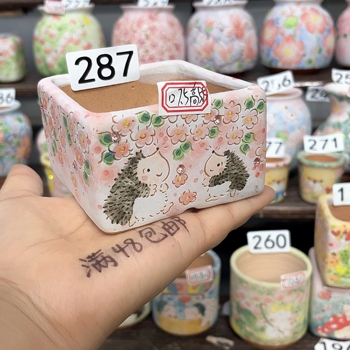 手工制作多肉花盆