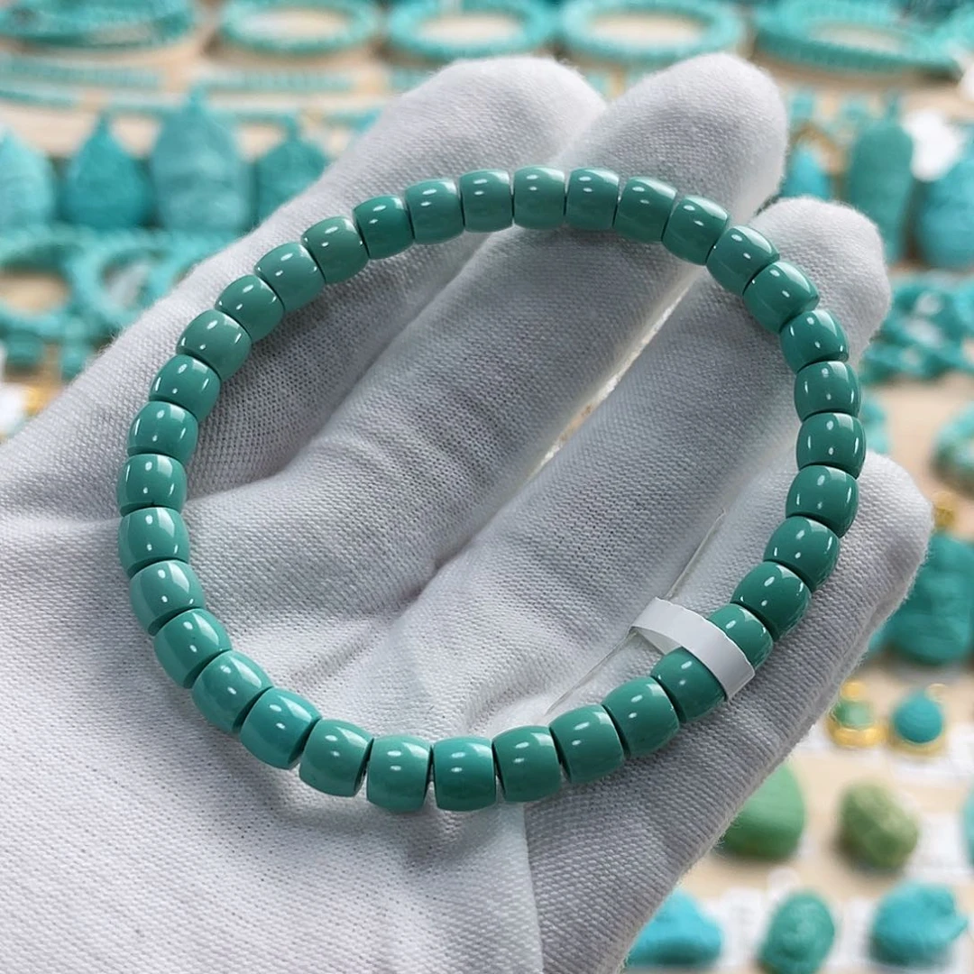 绿松石珠宝奇石未镶嵌日**程