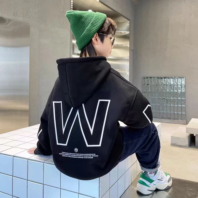 冬【301-350】玲玲--单件冬款加绒上衣--潮童儿童洋气韩版青少年