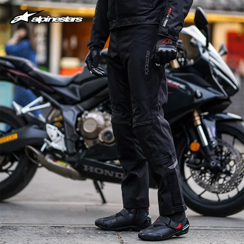A星alpinestars骑行裤wings休闲防摔透气夏季摩托车骑行裤