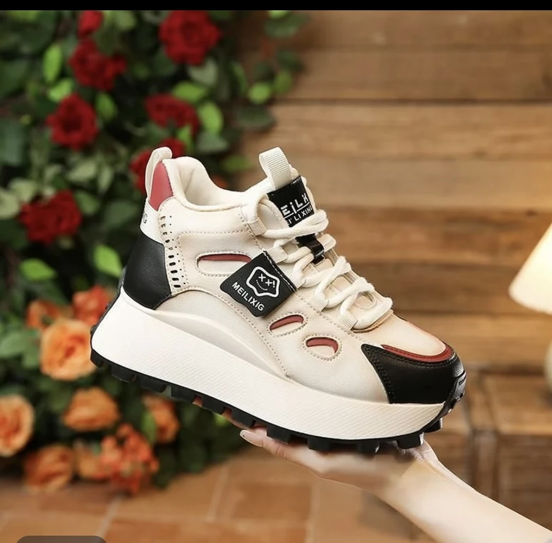 复古老爹鞋时尚百搭2025秋季新款小个子增高显瘦网红休闲鞋女潮