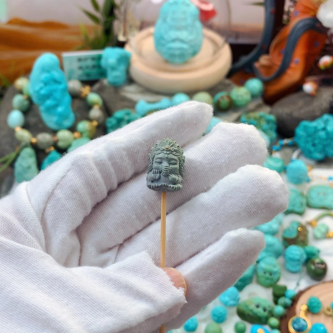 绿松石未镶嵌珠宝半成品