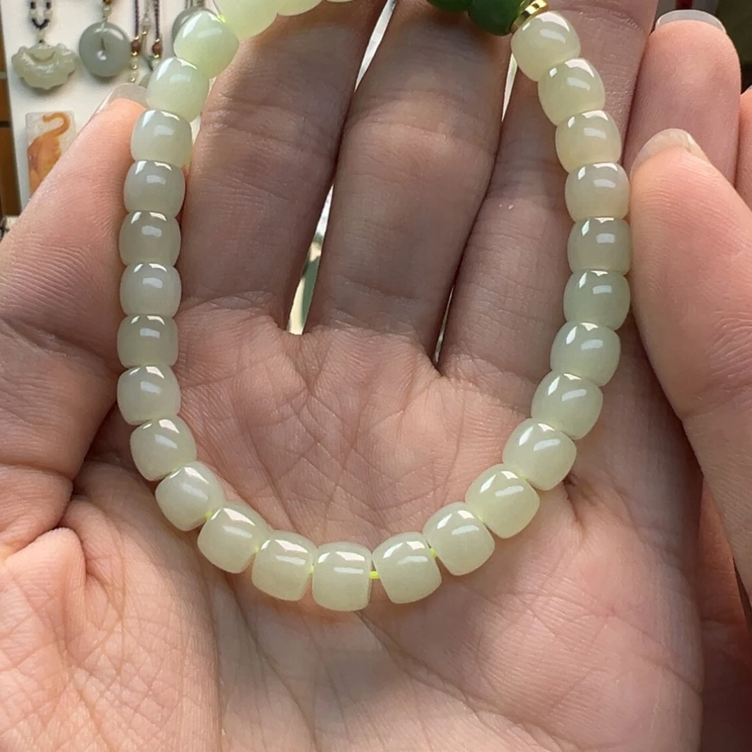 和田玉（糖玉）未镶嵌手链
