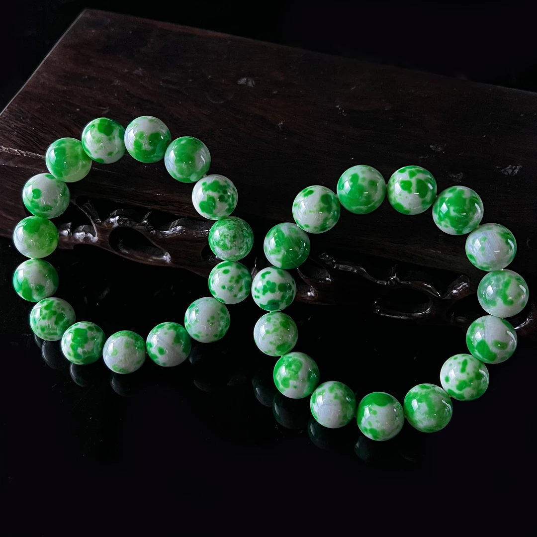 S8392【东齐珠宝】青花纹灵碧玛瑙手串-多样性发货只发一件