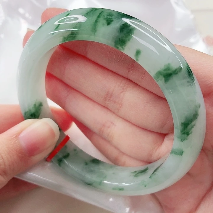 翡翠未镶嵌手镯59.8圈x244