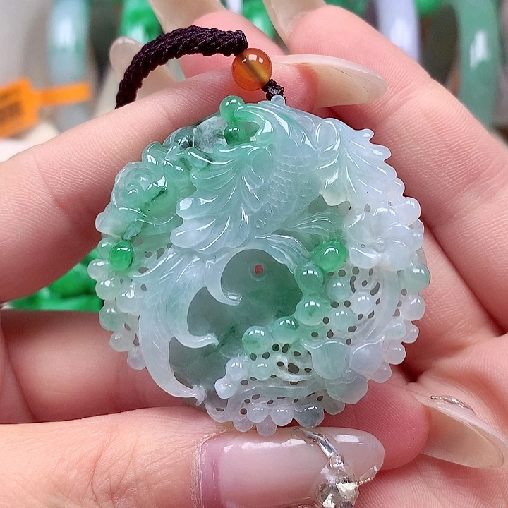 颈饰未镶嵌翡翠翡翠