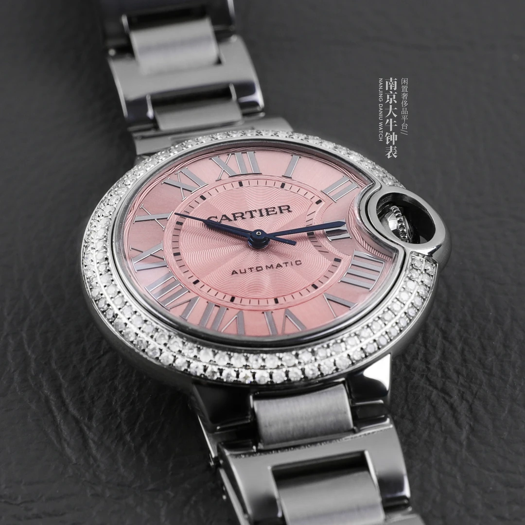 99新 Cartier/卡地亚 大牛/蓝气球W6920100后改/33mm