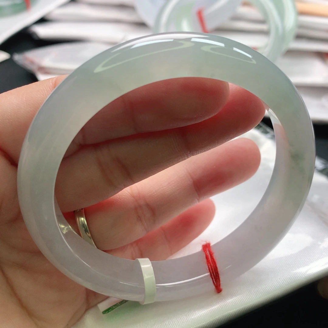 翡翠未镶嵌手镯缅甸58.59