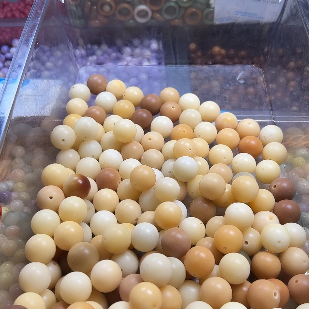 菩提根/象牙果吊坠12颗卡20糖心圆瑕疵