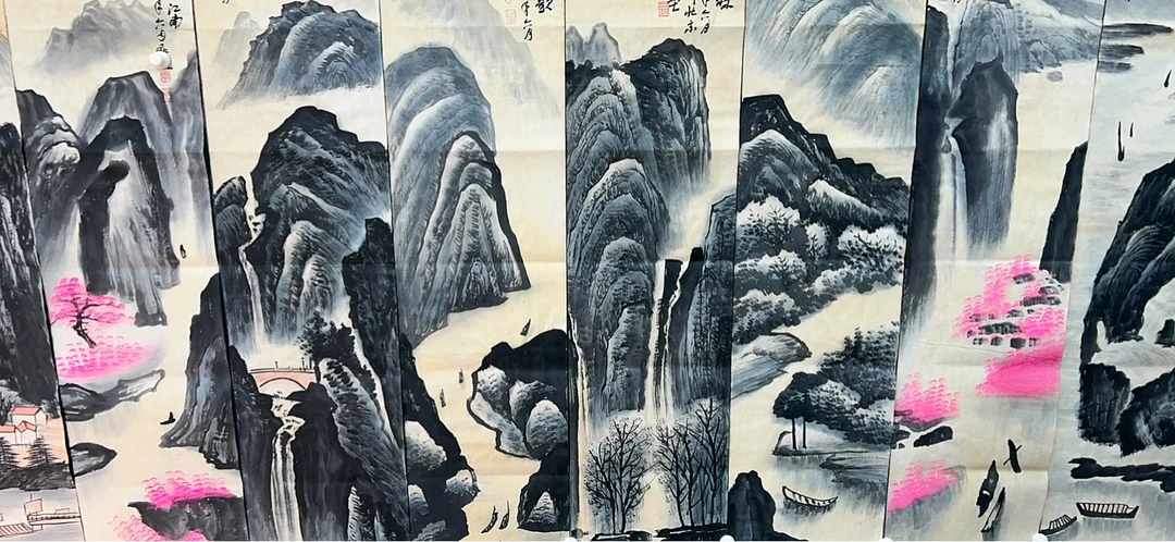 【邦乔】精品十二条屏装饰画通用链接