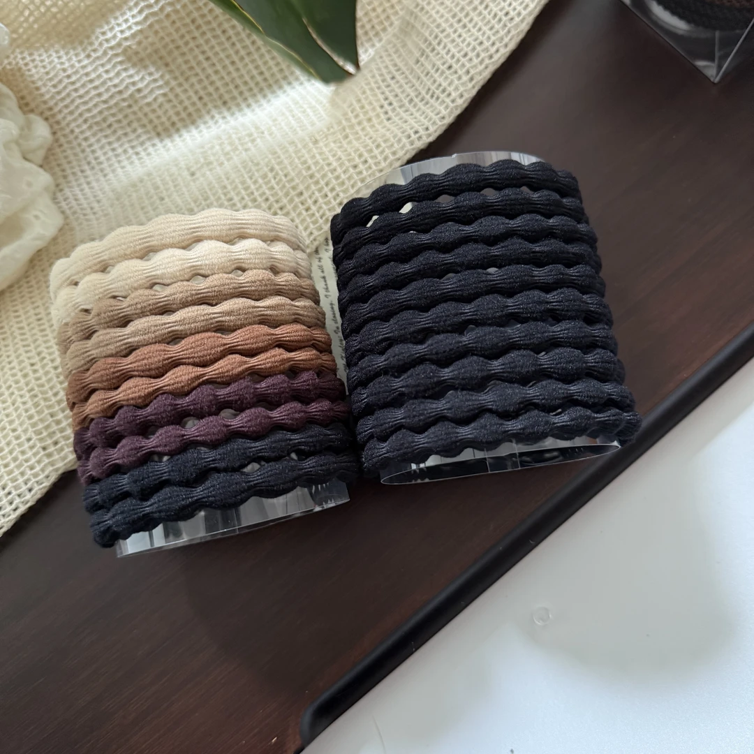 2114 高品质 新款高弹实用简约风百搭时尚发绳套装