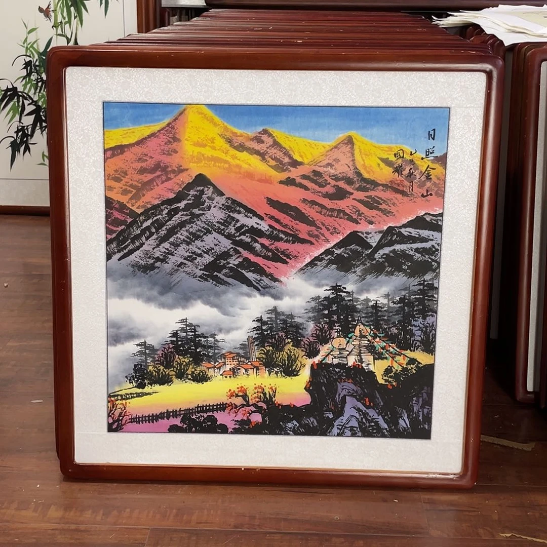 国画带框尺寸63*63厘米