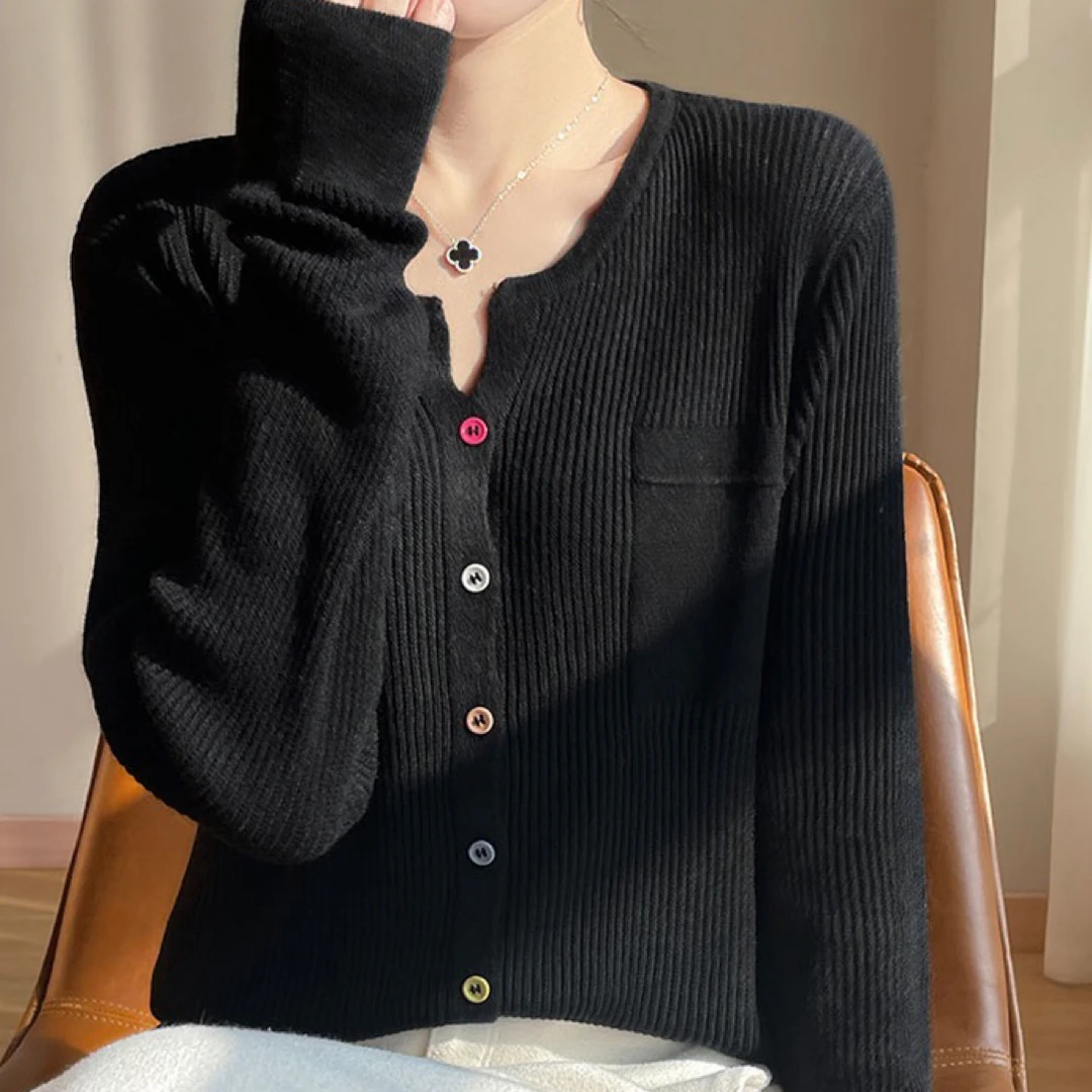 女士宽松麻感针织上衣春秋秋冬毛针织衫女女装洋气