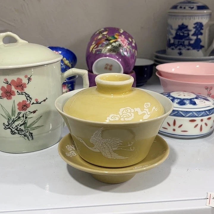 O*H景德镇市陶瓷盖碗1套