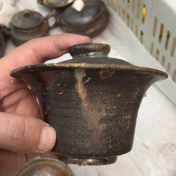柴烧杯子宝瓶大放漏。