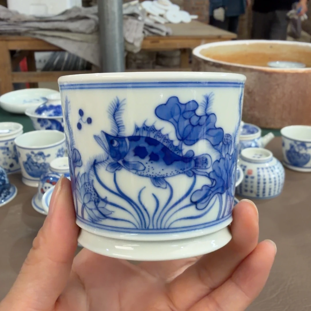 景德镇陶瓷手工手绘