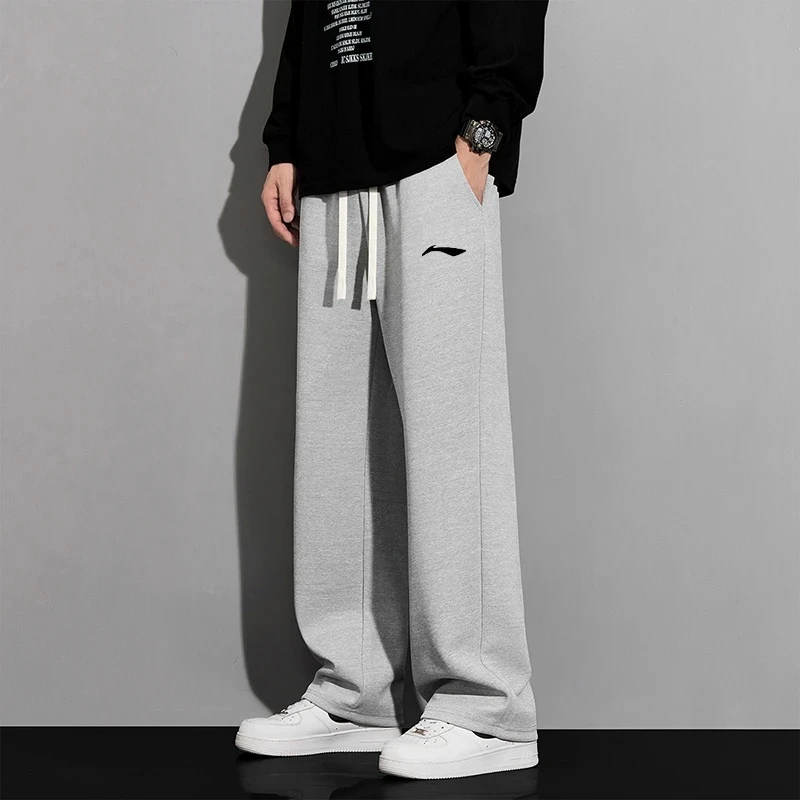 李i宁万甲龙运动裤男士秋季新款休闲宽松青少年卫裤百搭直筒长裤