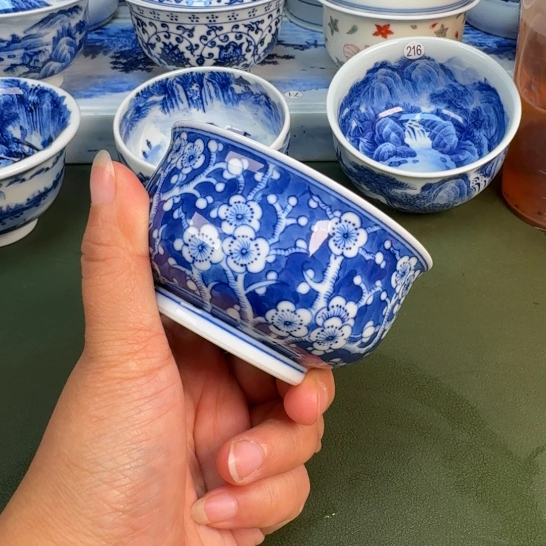 景德镇纯手绘茶具圆圆206
