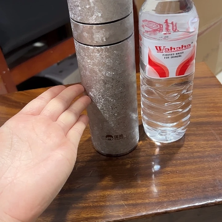 匡迪纯钛保温杯速开保温杯白色420420速开