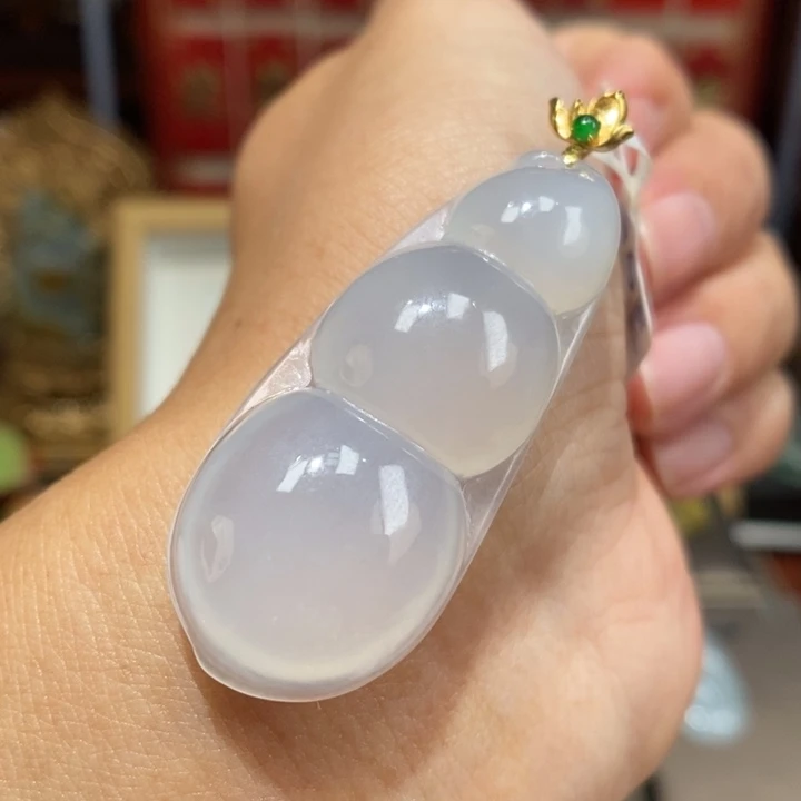 【闪购商品】颈饰18K金镶嵌翡翠58
