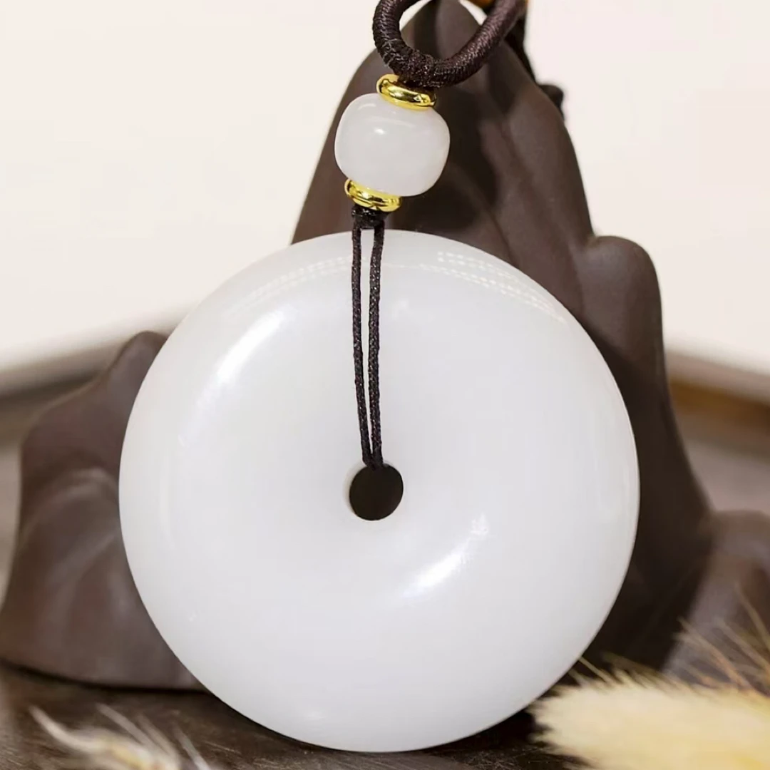 【程诚甄选】新疆精品 且 末35平安扣吊坠