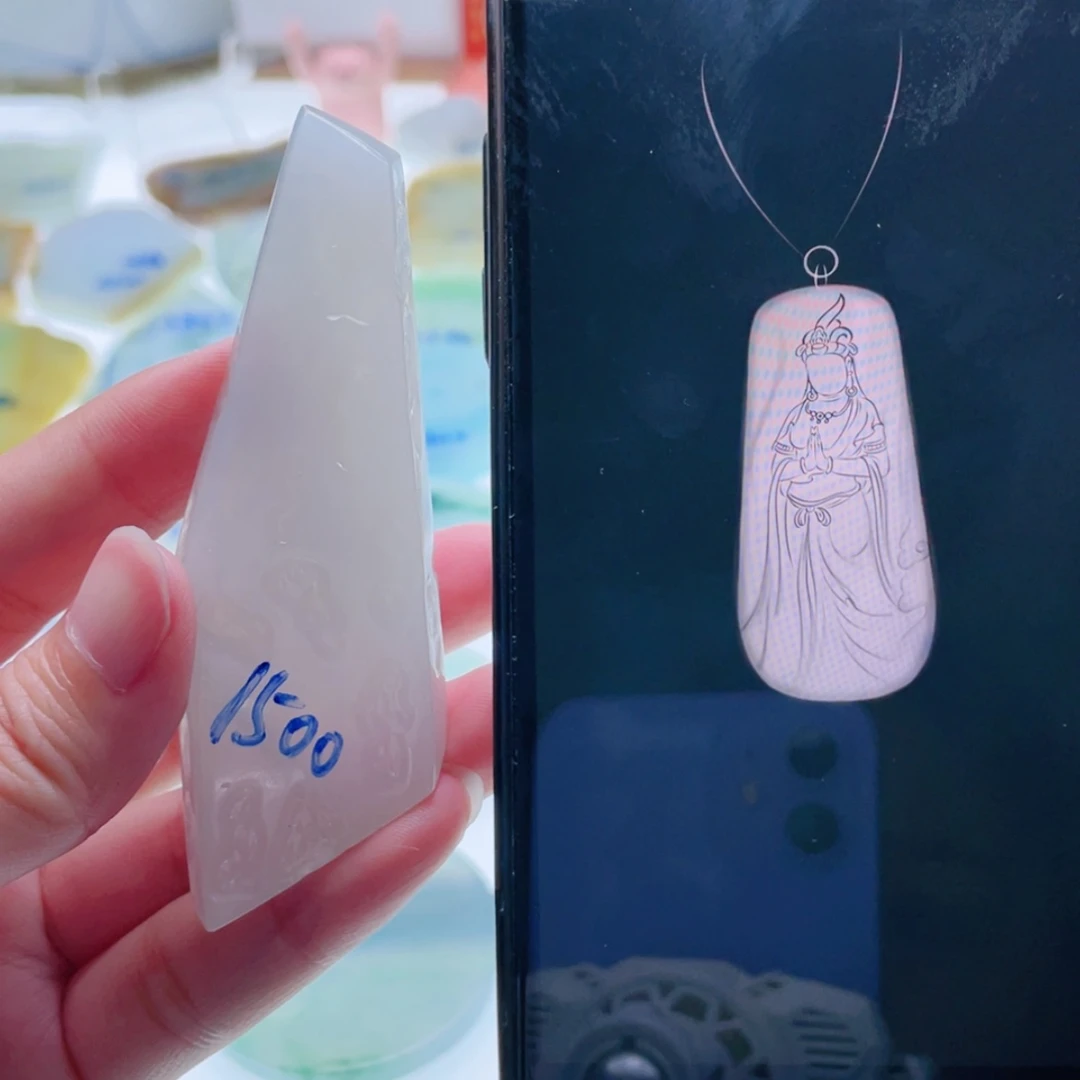 【闪购商品】定制翡翠未镶嵌天然翡翠包工