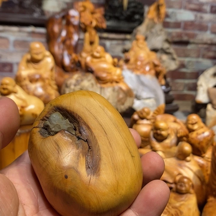 柏木崖柏根雕摆件