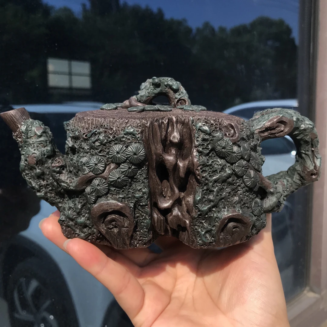 重器推荐 【松桩套组】 百年锡山老紫泥 420cc 作者:邵六大