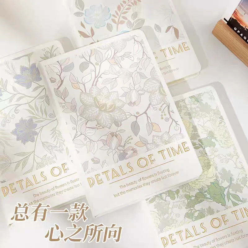 A5高颜值女神花卉笔记本 横线 128张