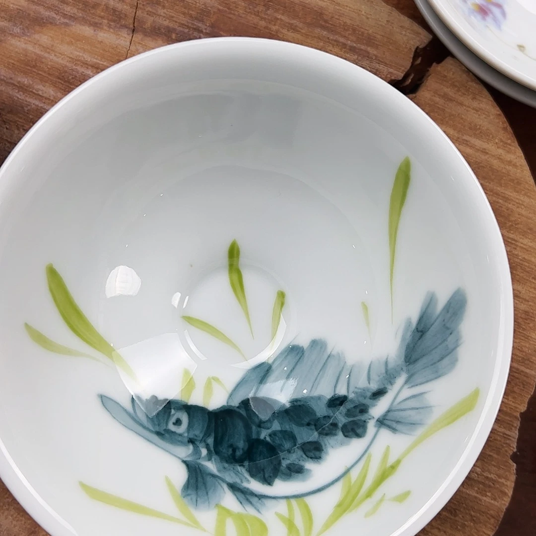 瓷片景德镇陶瓷手工手绘制作