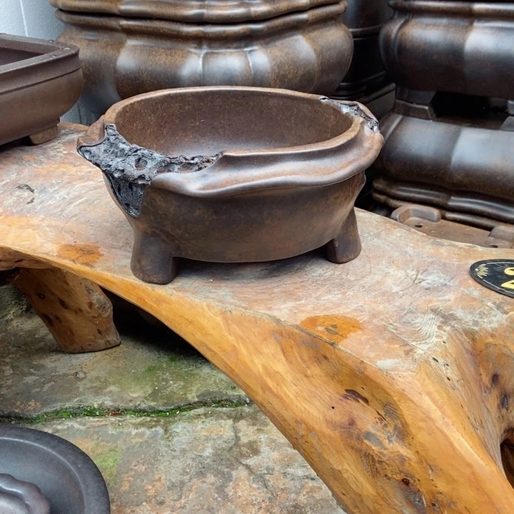 红陶用****6杨冬益紫砂花盆