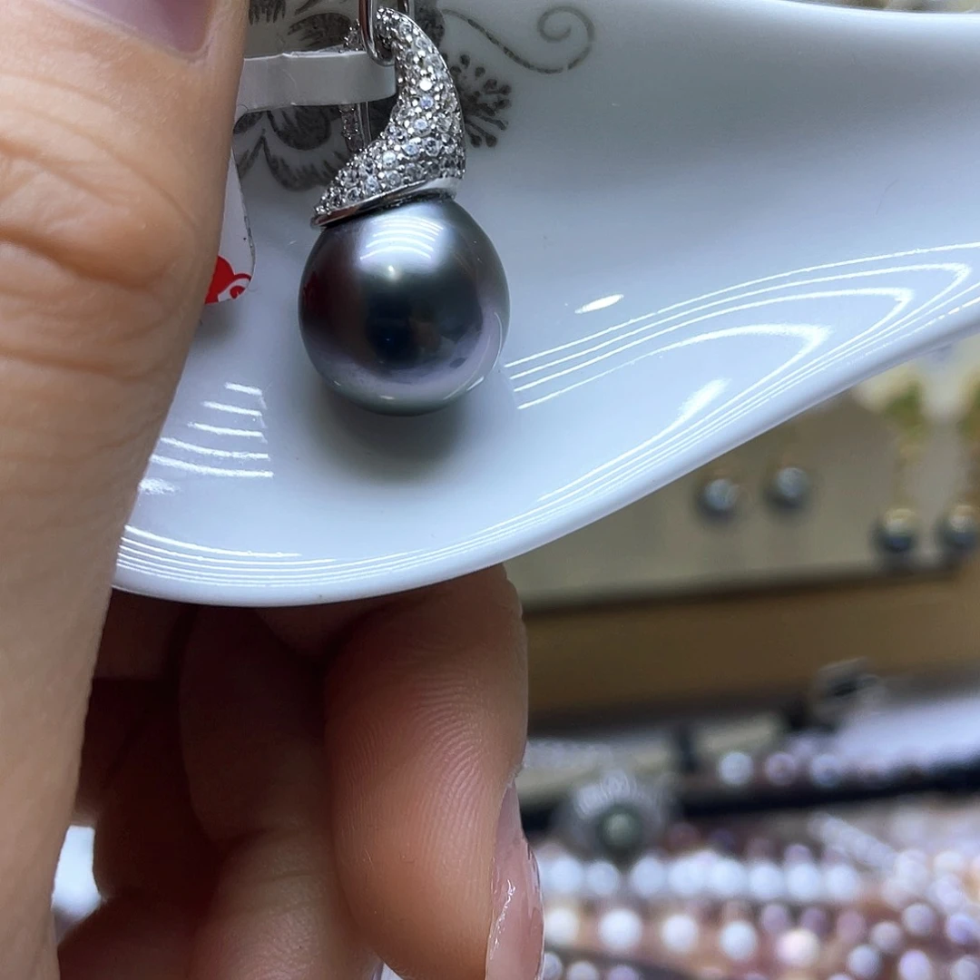 海水珍珠颈饰银S925镶嵌