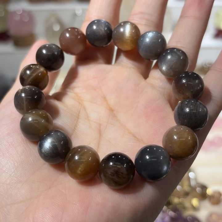 未镶嵌手链长石骨干13.8