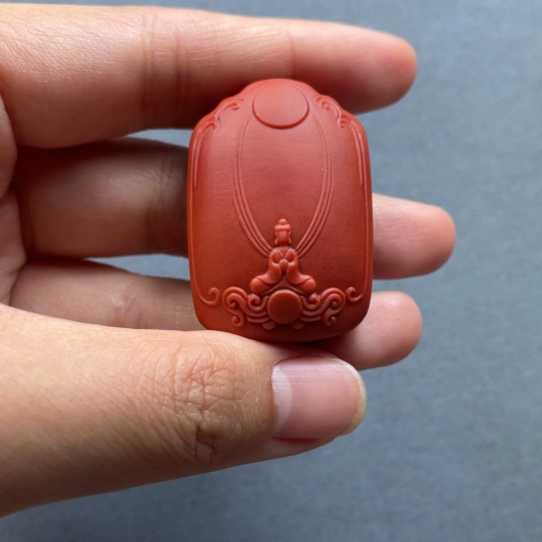 南红玛瑙配饰未镶嵌37.3mm