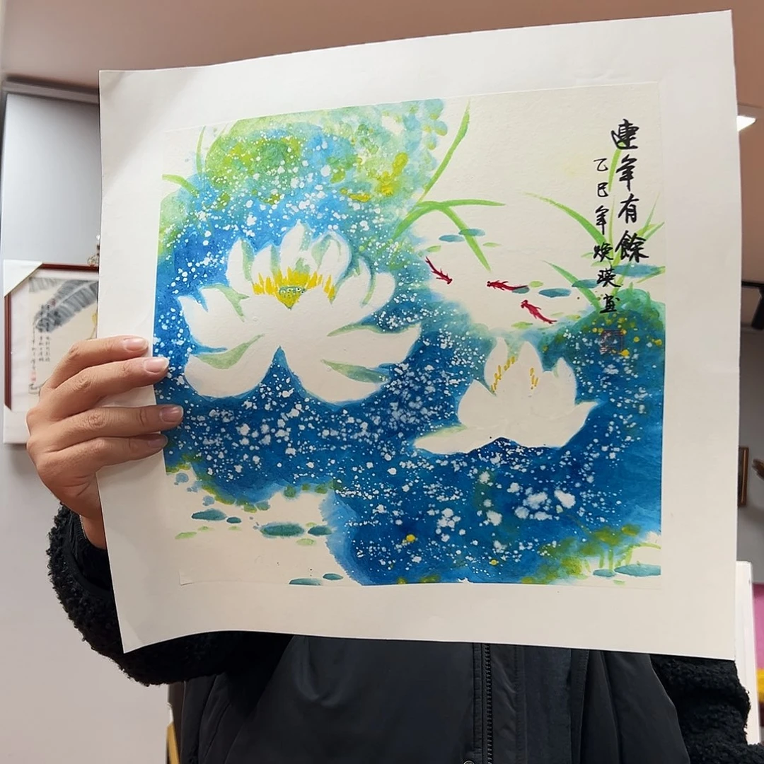国画于焕瑛亲笔手绘