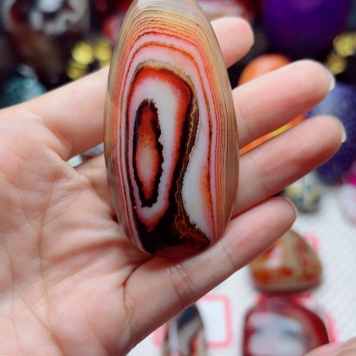 未镶嵌玛瑙/玉髓珠宝半成品