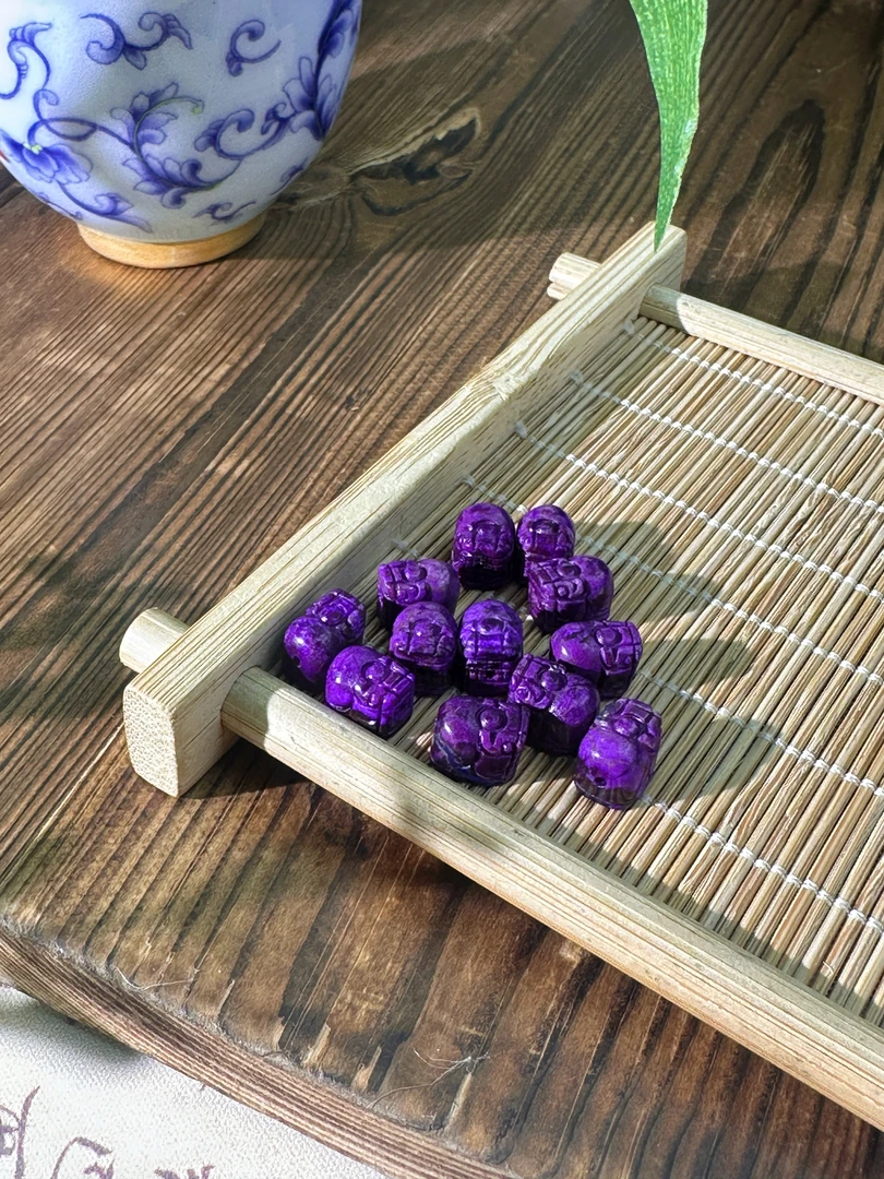 南非老矿 舒俱来貔貅吊坠/配饰/约8mm-9mm@多样性发其一