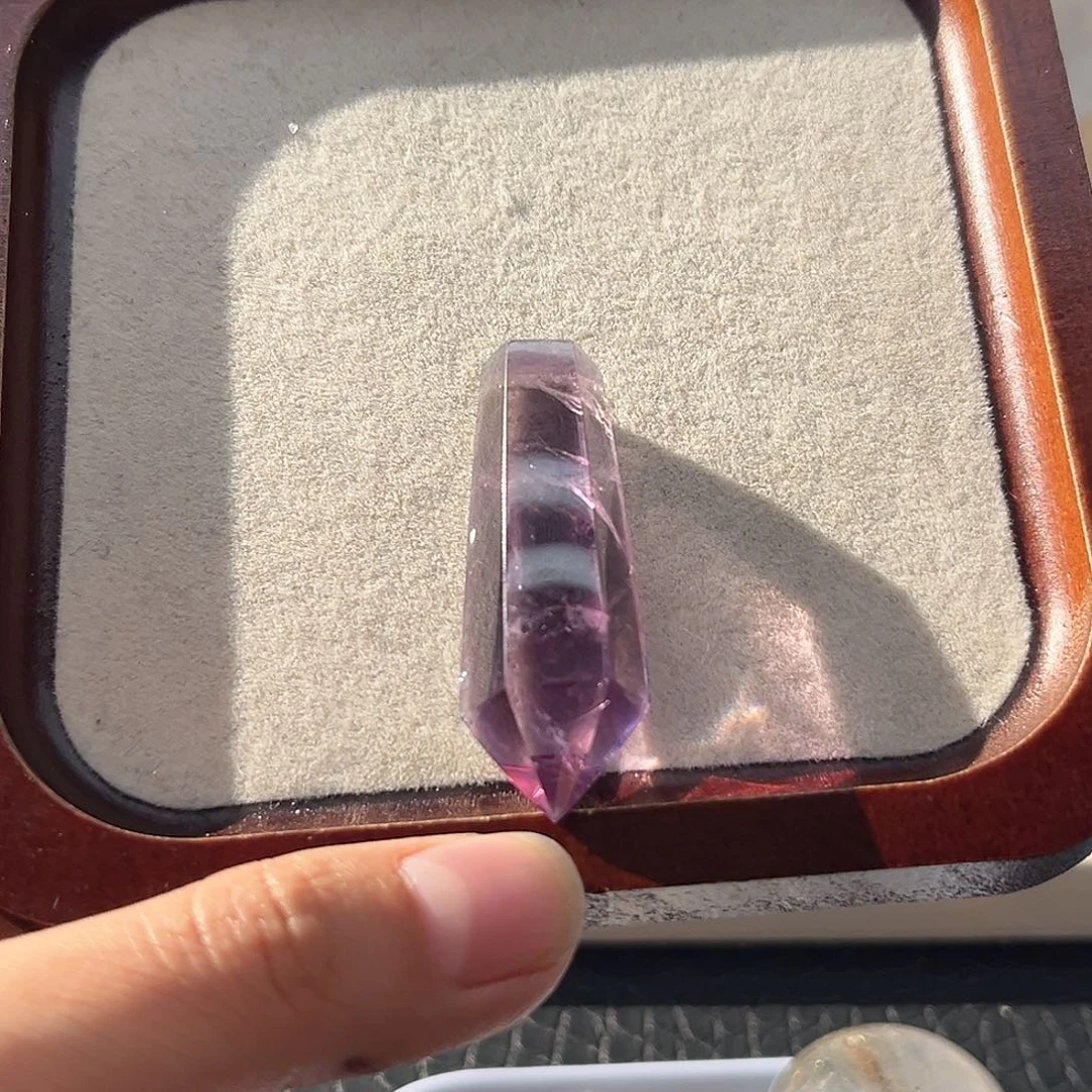 未镶嵌珠宝半成品水晶137紫水晶权杖