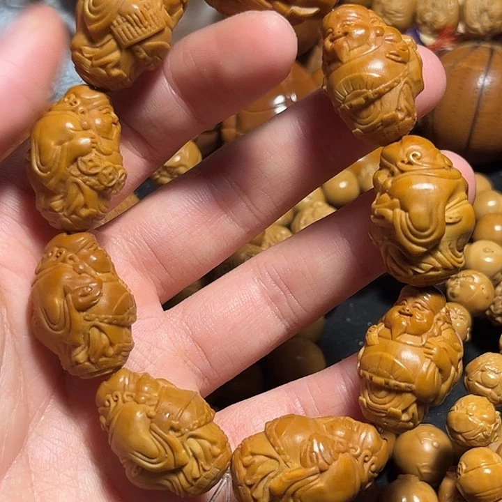 橄榄核手串/手链站立财神