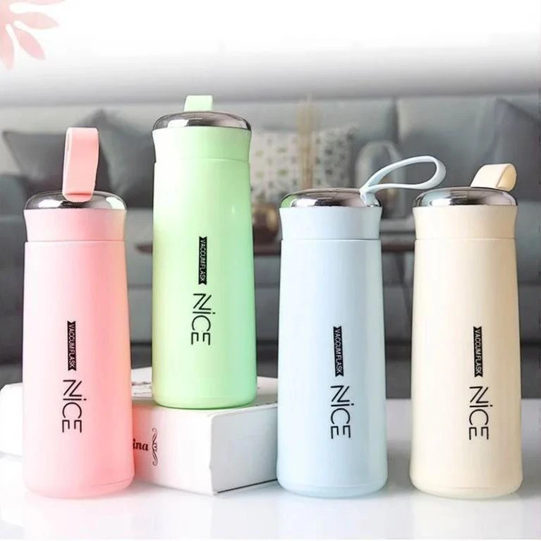 奈斯杯玻璃杯简约便携微水杯高档实用茶杯双层防烫玻璃水杯保温杯