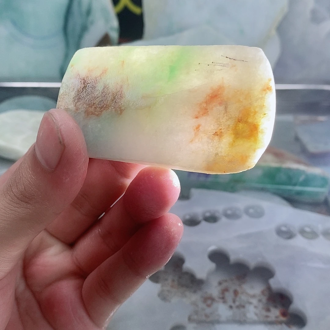 翡翠散珠天然缅甸翡翠a货24