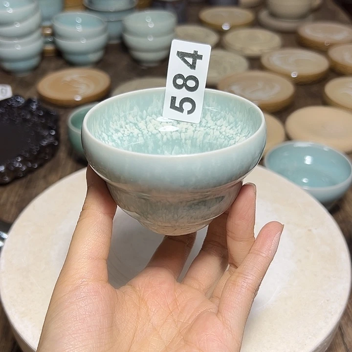 龙泉云间青瓷小米茶器
