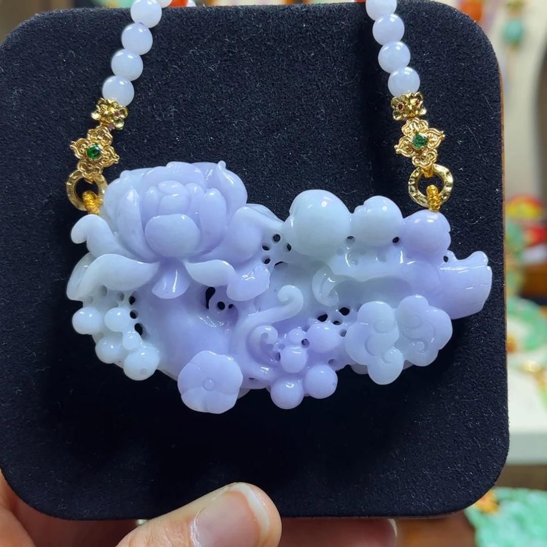 翡翠未镶嵌颈饰天然翡翠